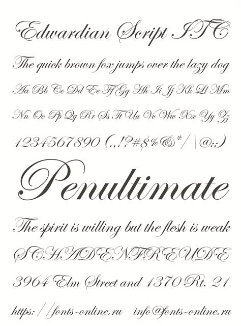 edwardian script download.